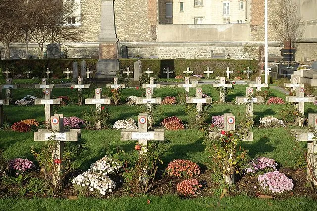 Carré militaire cimetière de Vaugirard